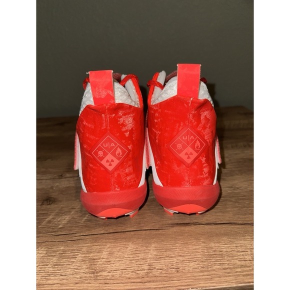 Under Armour UA Highlight Hammer MC Hi Football Cleats 3025085-100 Men's Size 12 - Picture 8 of 9